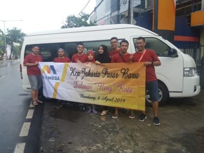 Sewa Hiace - Rombongan Karyawan Bank Mega KCP Jakarta Pasar Baru
